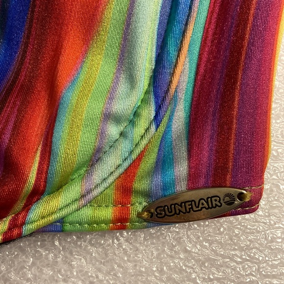 Sunflair® 2-PC Bikini Swimsuit Multicolour Striped - Sz 10 D-Cup Top/Bottom* - Picture 8 of 16